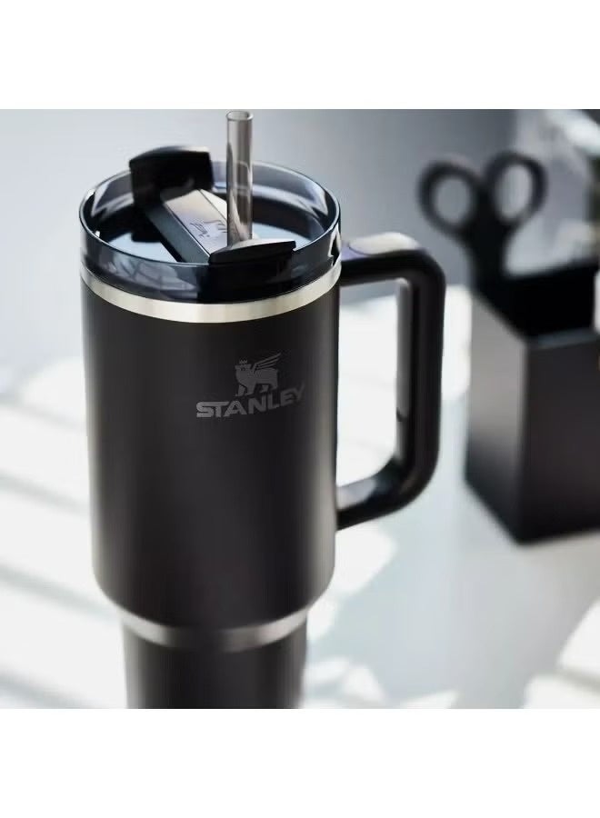 Stanley Mug, 40 Ounce Stanley Mug with Straw and Handle, Insulated Mug with Lid Travel Mug, H2.0 FlowState Stainless Steel Coffee Mug for Hot Iced Drinks, Travel Mug with Handle(Color May Vary) - Image 5